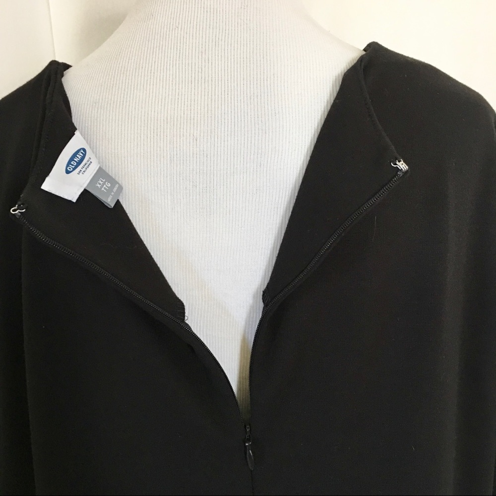 Old Navy Black Short Sleeve Dress Sz XXL - Picture 6 of 6